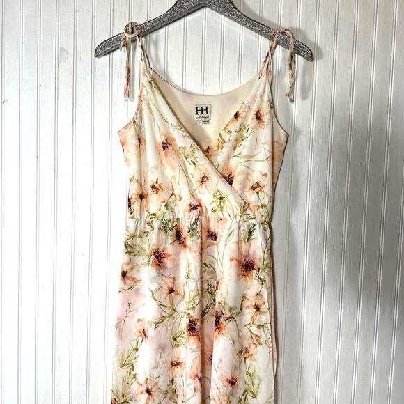 Haute Hippie Floral Print Asymmetrical Hem Dress - Picture 3 of 5